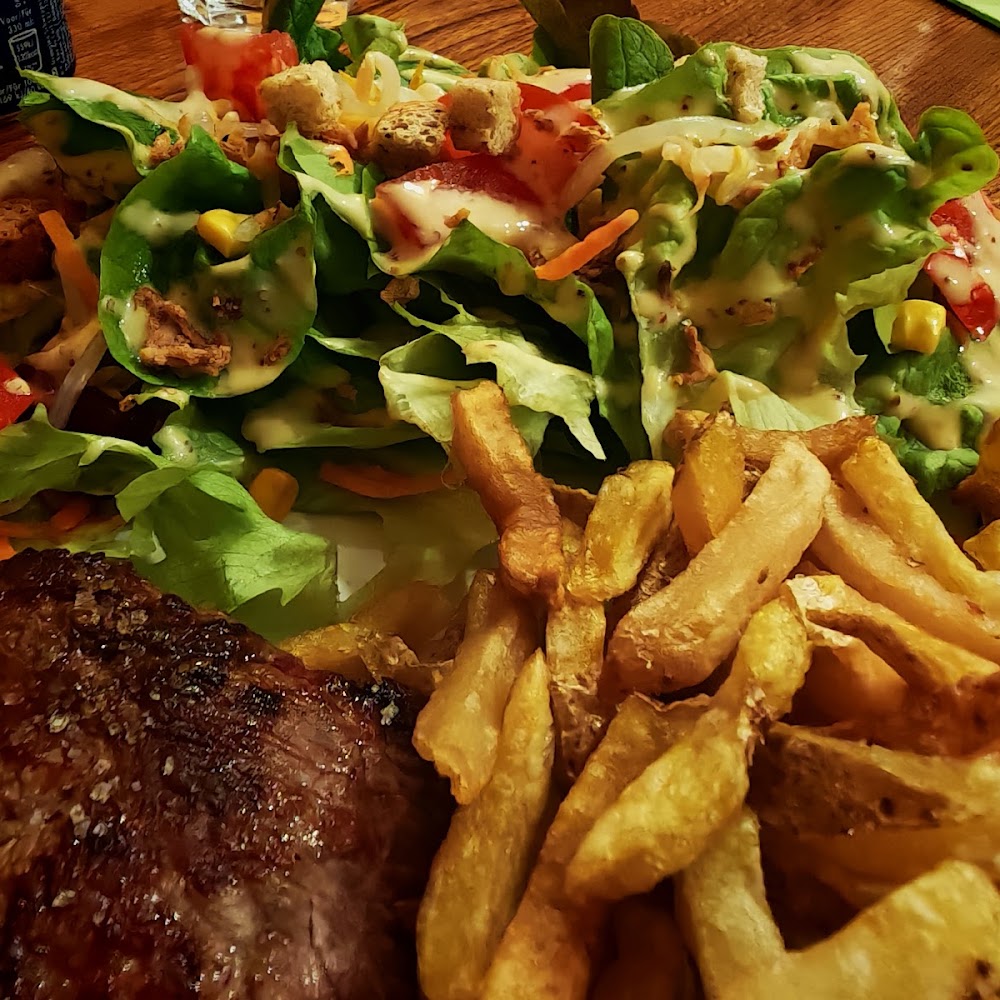 Viande et frites maison